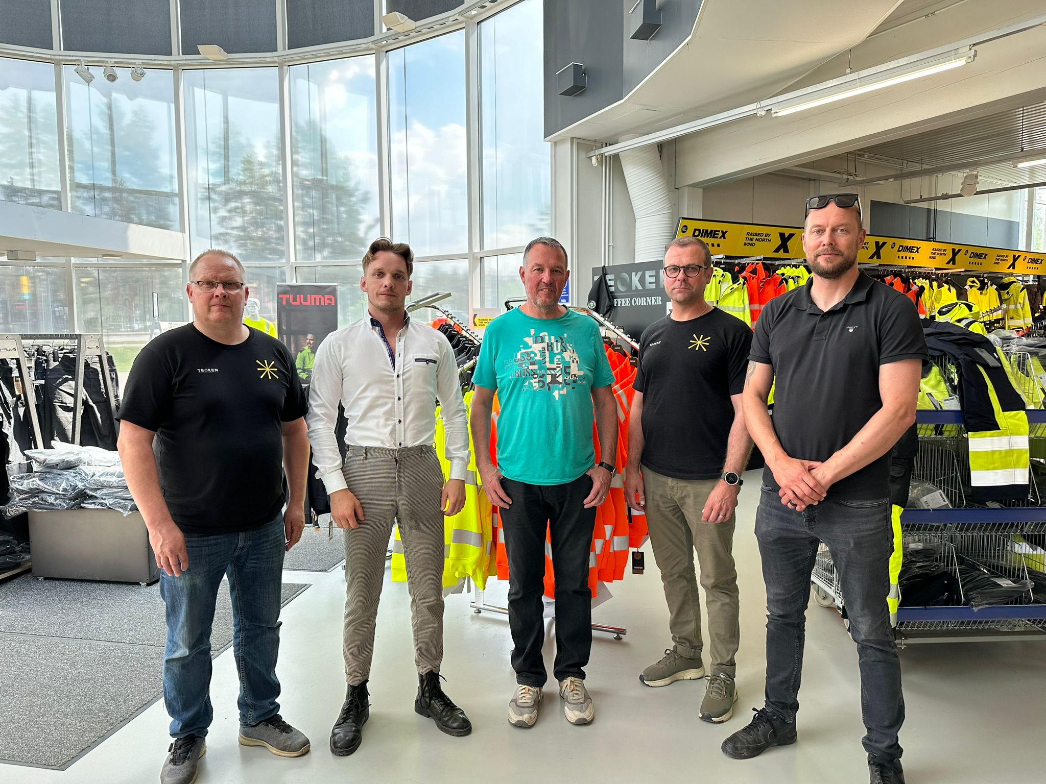 TEOKEMISTÄ TULEE OSA TEMREXIN TYÖVAATEKETJUA