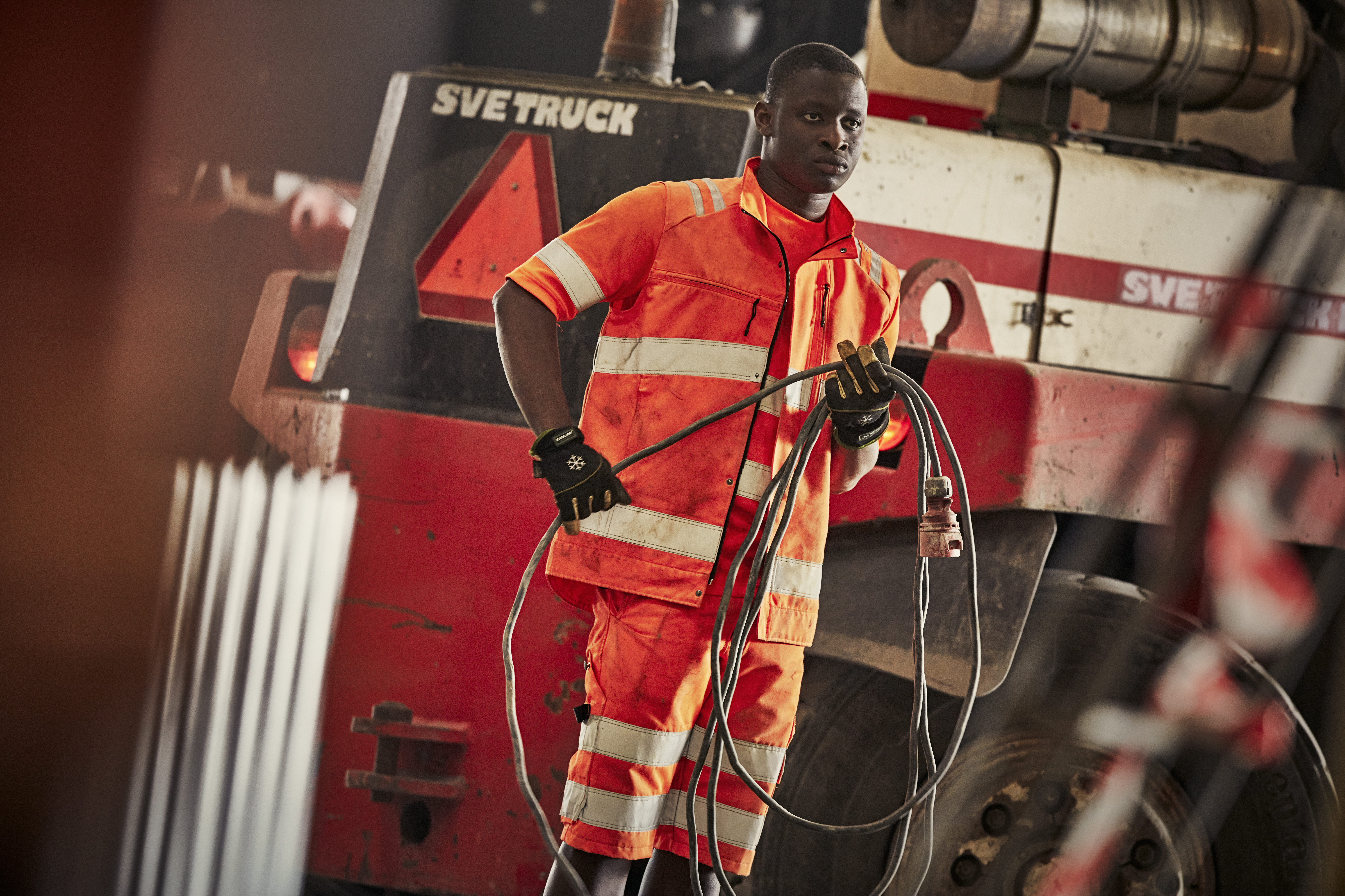 Fristads huomioliivin avulla parannat työntekijän näkyvyyttä
