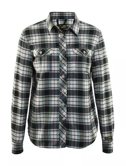 Blåkläder Naisten flanellipaita Ruudullinen. Musta/ luonnonvalkoinen - Blåkläder Työvaatteet - 320911369920 - 1