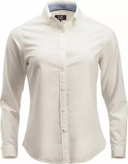 C&B Belfair Oxford Shirt Ladies', Valkoinen - Cutter & Buck Vaatteet - 352401-00 - 1