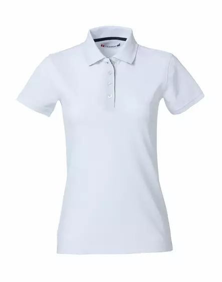 Clique Heavy Premium Polo Ladies, valkoinen - Clique Vaatteet - 028261-00 - 1