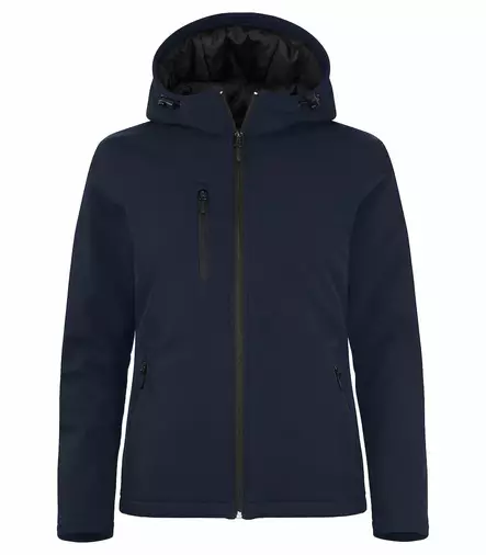 Clique Padded Hoody Softshell Lady, Dark Navy - Clique Vaatteet - 020953-580 - 1