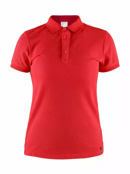 Craft Casual Polo Pique W, Bright Red - Craft Vaatteet - 1905801-430000 - 1