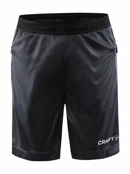 Craft Evolve Zip Pocket Shorts JR, Asphalt - Craft Vaatteet - 1910150-995000 - 1