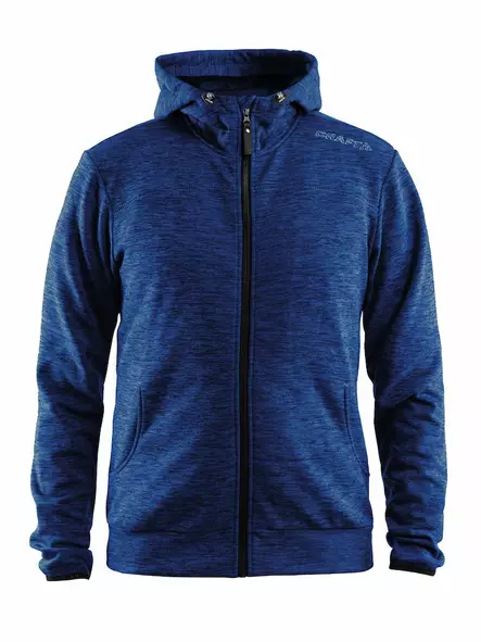 Craft Leisure Full Zip Hood M, Deep melange - Craft Vaatteet - 1901692-381200 - 1