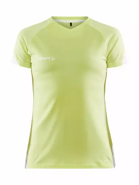 Craft PRO Control Impact SS Tee W, Giallo/White - Craft Vaatteet - 1908229-541900 - 1