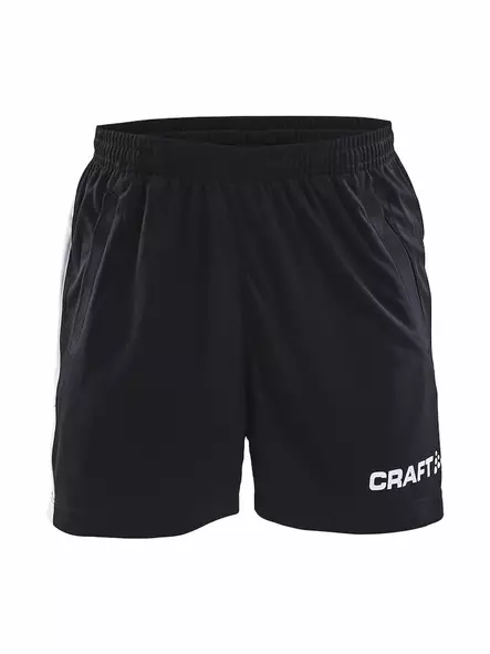 Craft PROGRESS Practise Short JR, BLACK/WHITE - Craft Vaatteet - 1905638-9900 - 1