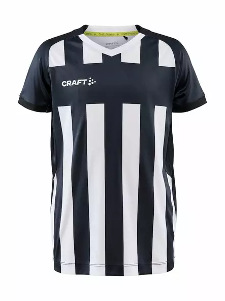 Craft Progress 2.0 Stripe Jersey JR, Black/White - Urheiluvaatteet - 1910177-999900 - 1