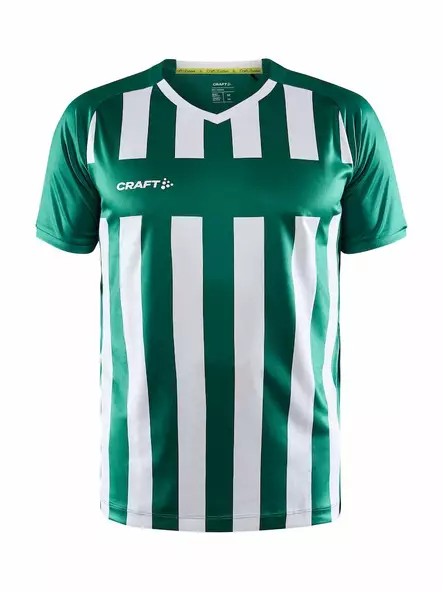 Craft Progress 2.0 Stripe Jersey M, Team Green/White - Urheiluvaatteet - 1910175-651900 - 1