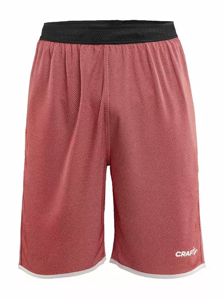 Craft Progress Reversible Basket Shorts M, Bright Red/White - Craft Vaatteet - 1911115-430900 - 1