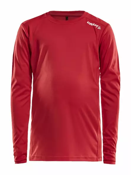 Craft Rush LS Tee Jr, BRIGHT RED - Craft Vaatteet - 1907366-430000 - 1