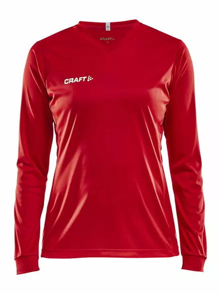 Craft Squad Jersey Solid LS W, Bright Red - Craft Vaatteet - 1906885-1430 - 1