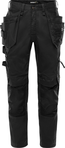 Fristads Rakentajan Green stretch housut 2900 GWM, Musta - Fristads Työhousut - 301018-940 - 1