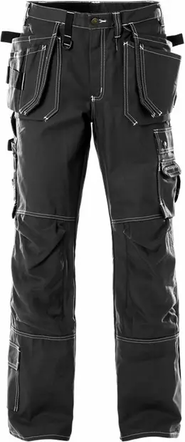 Fristads Rakentajan housut 250 FAS, Musta - Fristads Työhousut - 100280-940 - 1