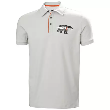 Helly Hansen Logo Polo, Grey Fog - Helly Hansen Työpaidat - 79260-910 - 1