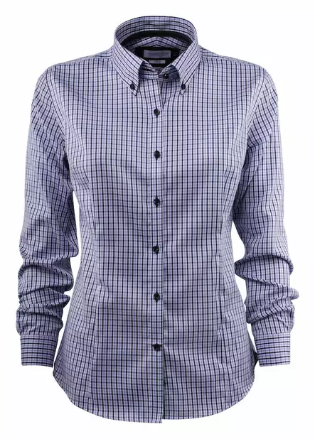 JHF Red Bow 28 Woman, skyblue/navy check - J.Harvest & Frost Vaatteet - 2902803-560 - 1