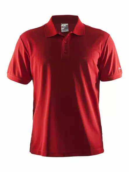 Polo Shirt Pique Classic M, Kirkkaanpunainen - Craft Vaatteet - 192466-1430 - 1