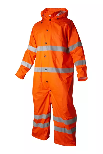 Top Swede 9095 HV pitkä sadetakki / sadehaalari, oranssi - Huomiosadeasut - TS-9095-20 - 1