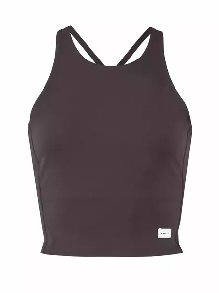 Craft Collective Cropped Singlet W, Dark Plum - Craft Vaatteet - 1916009-499000 - 1