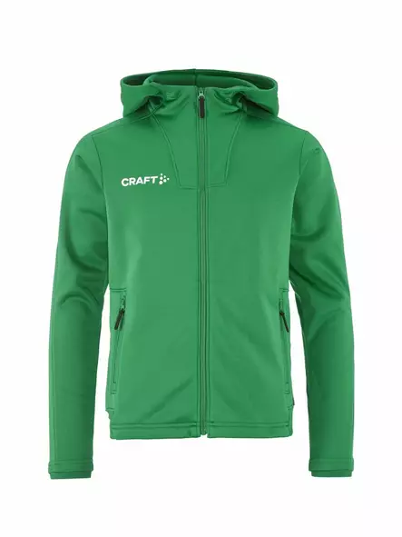 Craft Evolve 2.0 Brushed Hood Jacket JR, Team Green - Craft Vaatteet - 1916043-651000 - 1