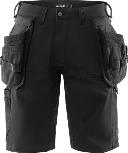 Fristads Rakentajan stretch shortsit 2831 GSTT, Musta - Fristads Työshortsit - 301700-940 - 1