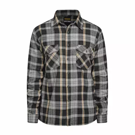 Jobman 5138 Flanellipaita, harmaa/oranssi - Jobman Työvaatteet - 65513801-9830 - 1