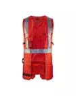 Blåkläder Highvis riipputaskuliivi Huomio punainen - Blåkläder Huomiotyövaatteet - 302718045500 - 1
