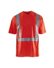 Blåkläder Highvis t-paita, UV-suojattu Huomio punainen - Blåkläder Huomiotyövaatteet - 338210115500 - 1