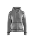 Blåkläder Naisten huppari vetoketjulla Meleerattu harmaa - Blåkläder Työvaatteet - 337311579000 - 1