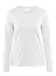 Blåkläder Naisten pitkähihainen t-paita Valkoinen - Blåkläder Työvaatteet - 330110321000 - 1