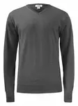 C&B Everett V-neck, Meleerattu antrasiitti - Cutter & Buck Vaatteet - 351033-1970 - 1