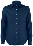 C&B Summerland Linen Shirt Ladies, Dark Navy - Cutter & Buck Vaatteet - 352409-580 - 1