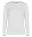 Clique Basic Active-T LS Lady, White - Clique Vaatteet - 029041-00 - 1