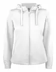 Clique Basic Active Hoody Full Zip Women, Valkoinen - Clique Vaatteet - 021015-00 - 1