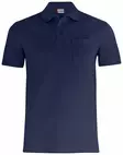 Clique Basic Polo Pocket, tumman sininen - Clique Vaatteet - 028255-580 - 1