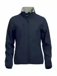 Clique Basic Softshell Jacket Ladies, tumman sininen - Clique Vaatteet - 020915-580 - 1