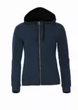 Clique Classic Hoody Full Zip Ladies, tummansininen - Clique Vaatteet - 021045-580 - 1