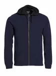 Clique Classic Hoody Full Zip, tummansininen - Clique Vaatteet - 021044-580 - 1