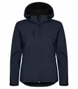Clique Classic Softshell Hoody Lady, Dark navy - Clique Vaatteet - 0200917-580 - 1