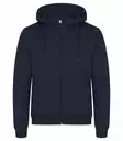 Clique Miami Hoody Full Zip, Tummansininen - Clique Vaatteet - 0201034-580 - 1