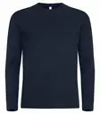 Clique Premium Fashion-T L/S, Tummansininen - Clique Vaatteet - 029358-580 - 1