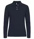 Clique Stretch Premium Polo L/S Women, Tummansininen - Clique Vaatteet - 028263-580 - 1