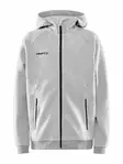 Core Soul Full Zip Hood Jr, Grey Melange - Craft Vaatteet - 1910896-950000 - 1