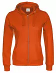 Cottover Naisten vetoketjuhuppari, Oranssi - Kaikki Profiilivaatemerkit - 141009-290 - 1