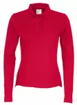 Cottover Pique Long Sleeve Lady, Punainen - Kaikki Profiilivaatemerkit - 141017-460 - 1
