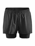 Craft ADV Essence 2-in-1 Stretch Shorts M, Black - Craft Vaatteet - 1908764-999000 - 1