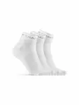 Craft CORE Dry Mid Sock 3-Pack, WHITE - Craft Vaatteet - 1910637-900000 - 1