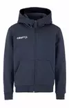 Craft Community 2.0 Logo FZ Hoodie JR, Navy - Craft Vaatteet - 1915321-390000 - 1