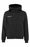 Craft Community 2.0 Logo FZ Hoodie W, Black - Craft Vaatteet - 1915296-999000 - 1