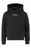 Craft Community 2.0 Logo Hoodie JR, Black - Craft Vaatteet - 1915346-999000 - 1